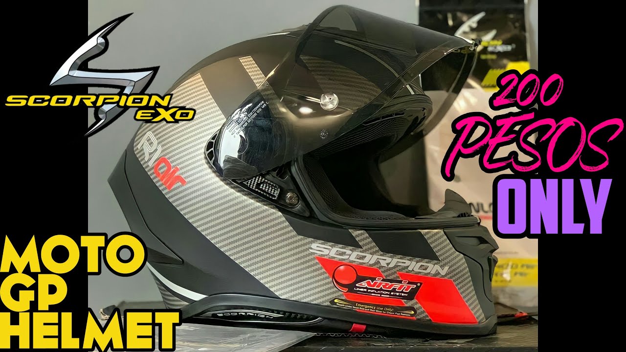 Scorpion EXO-R1 Air Corpus for 200 PESOS ONLY (Fabio Quartararo MotoGP Helmet)