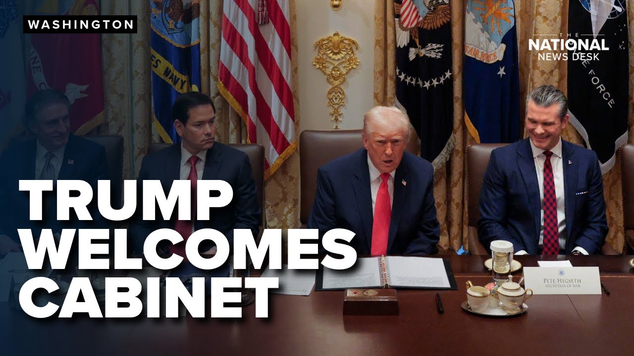 Trump welcomes cabinet secretaries for last meeting of 2025