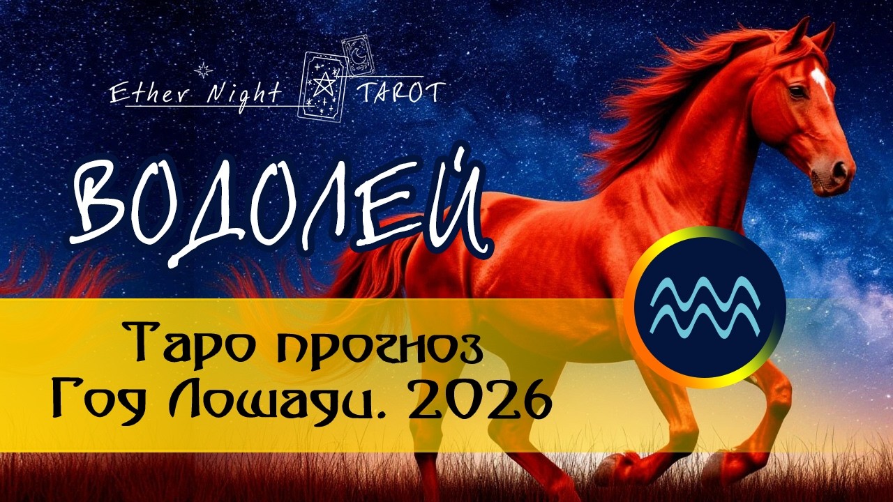 ВОДОЛЕЙ Год Лошади. 2026. ТАРО прогноз