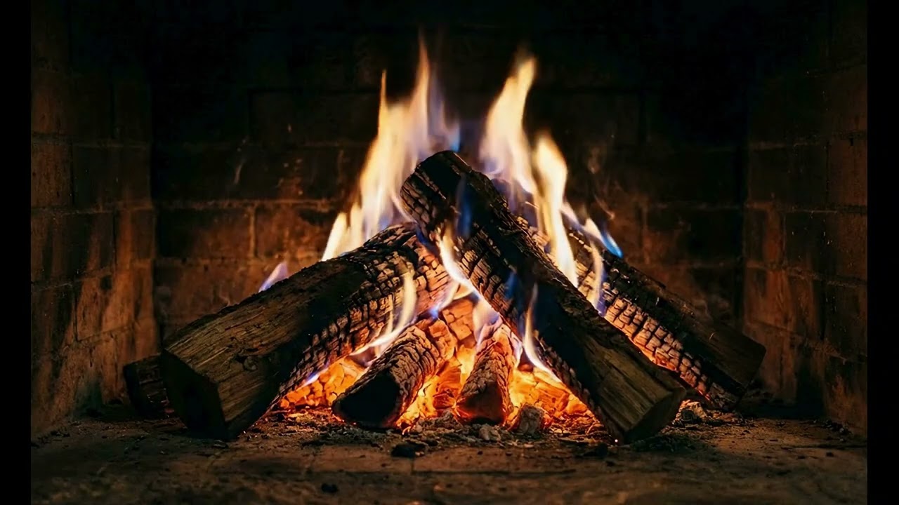 Fireplace 10 hours HD Video