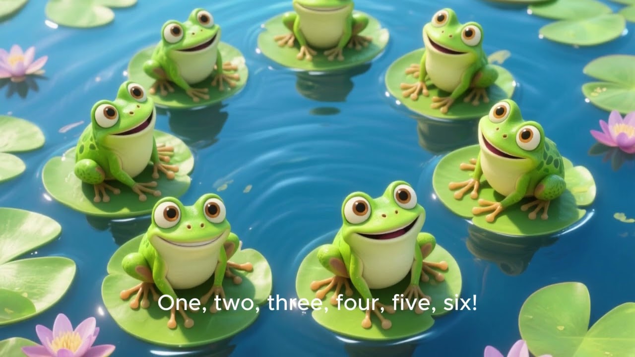 COUNTING 1-10 WIHT JUMPING FROGS