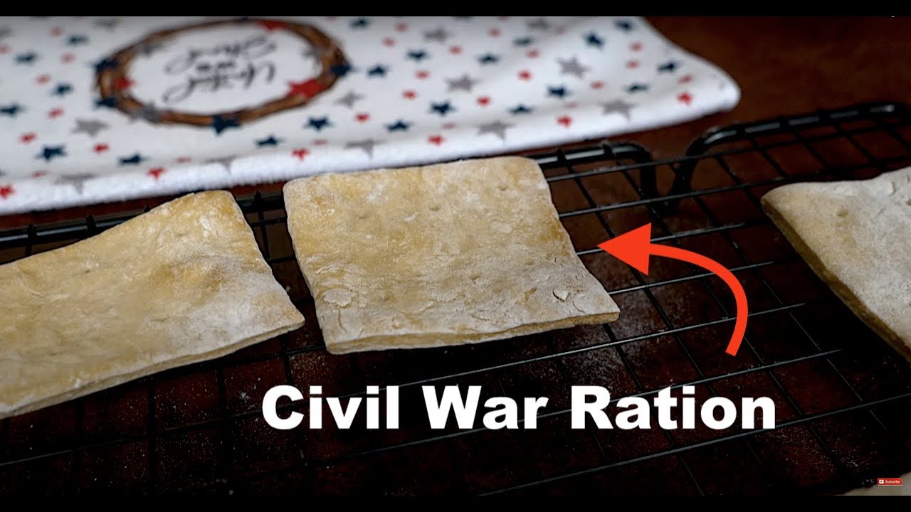 We Made The Civil War Army Hardtack Recipe Survival Bread