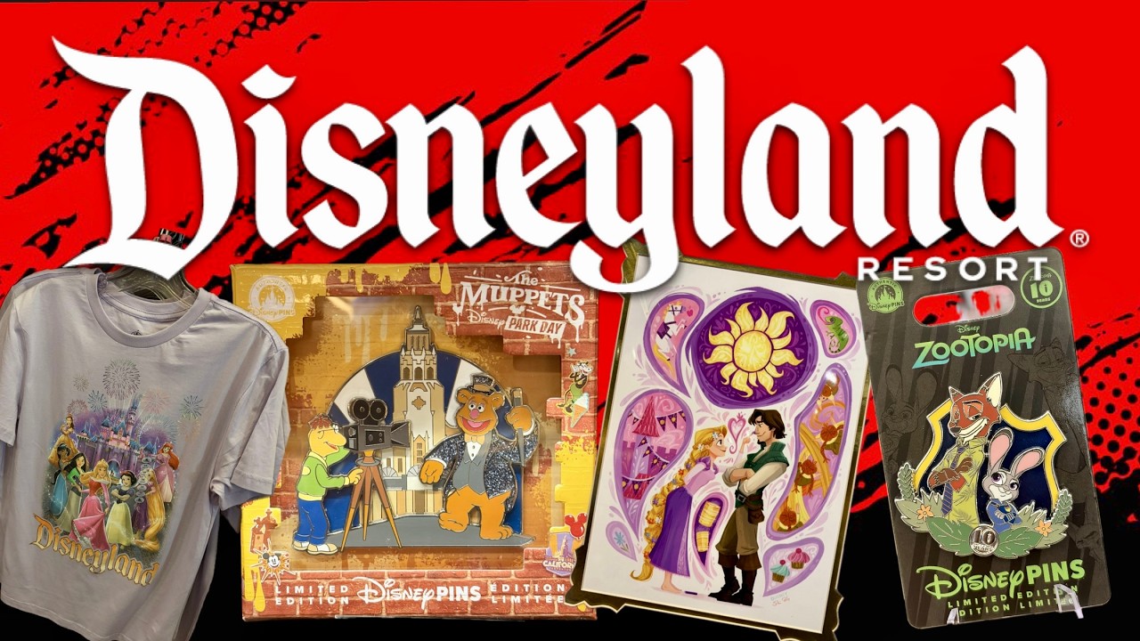Pin Drop Tuesday at Disneyland | New Art Work In Disneyana | Brand New Zootopia & The Muppets Pins