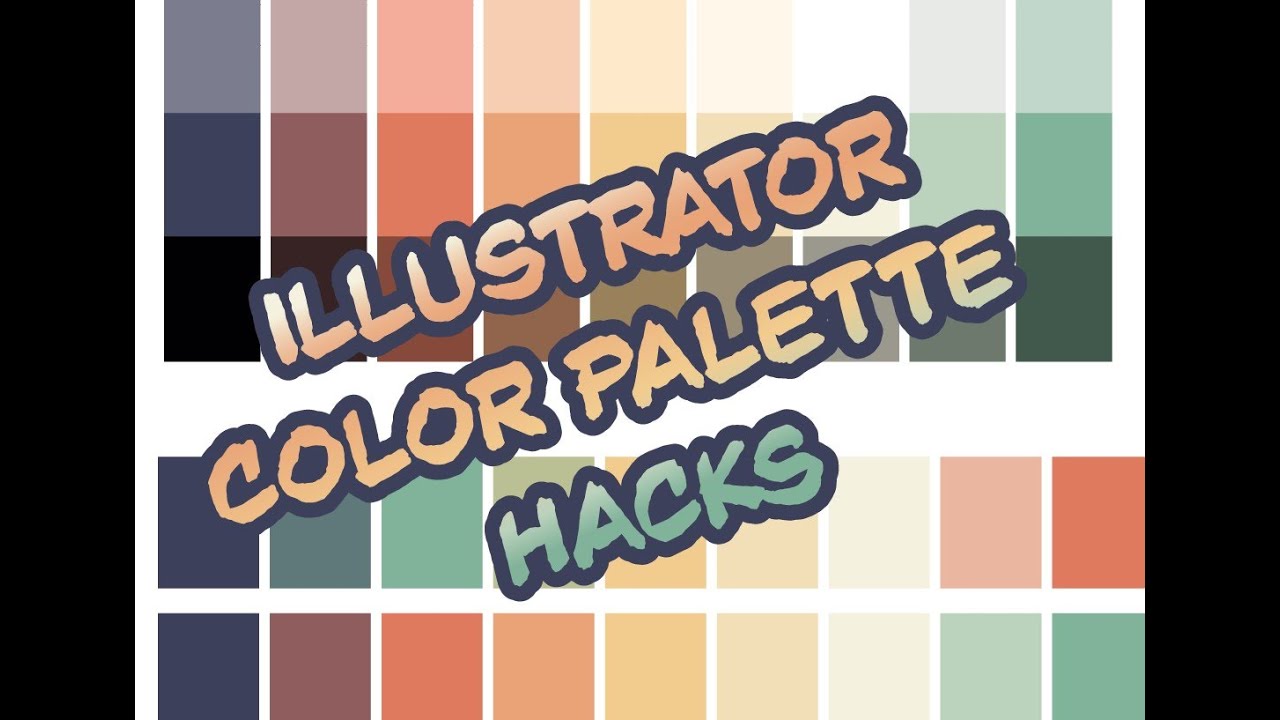 Illustrator Color Palette Hacks