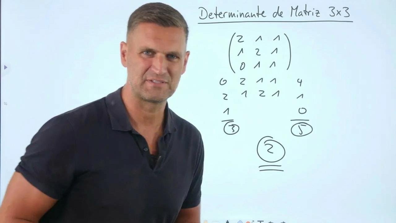 Determinante de matriz 3x3 de um jeito fácil! | Matemática com Daniel Jung