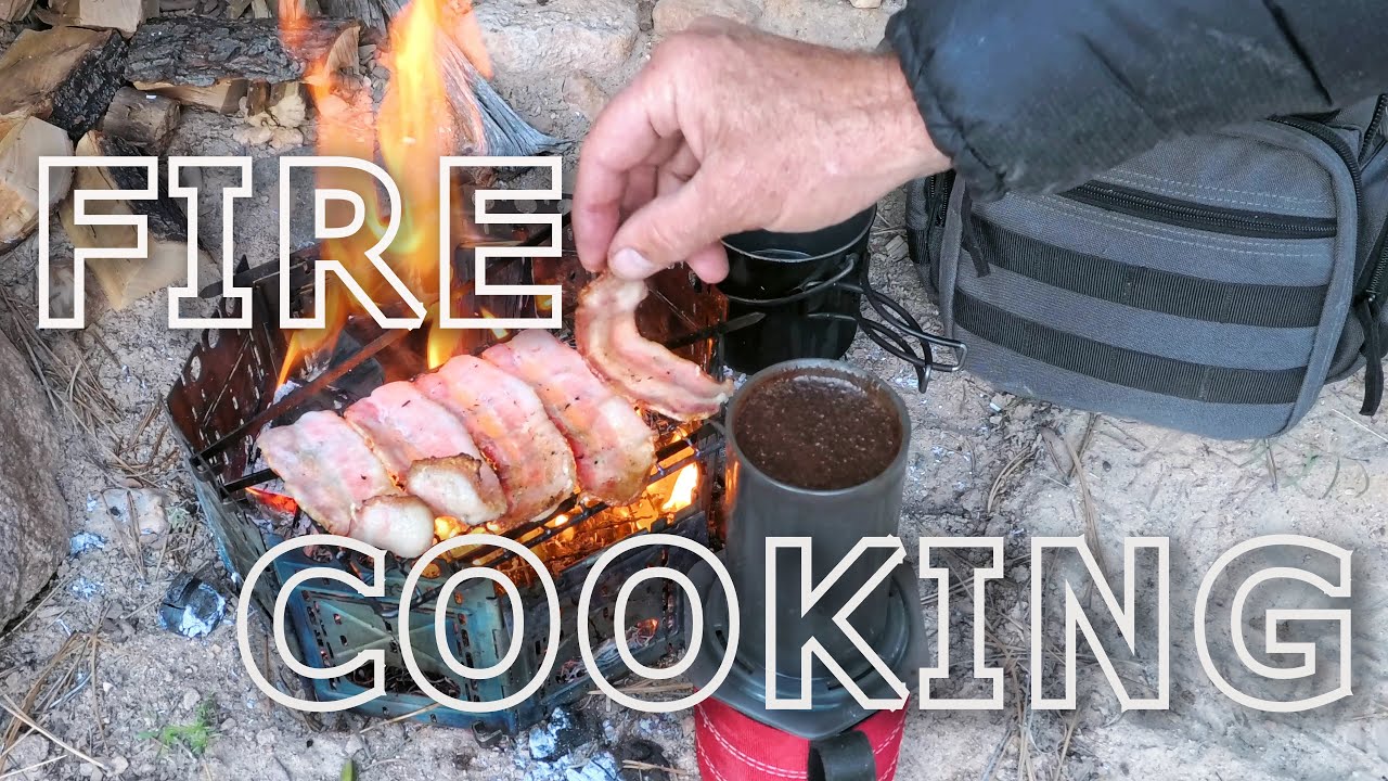 Fire-Pit Cooking Fun! BOX-POT Baked Biscuits & Bush-Pot Gravy Firebox Freestyle Stove Campfire Stove