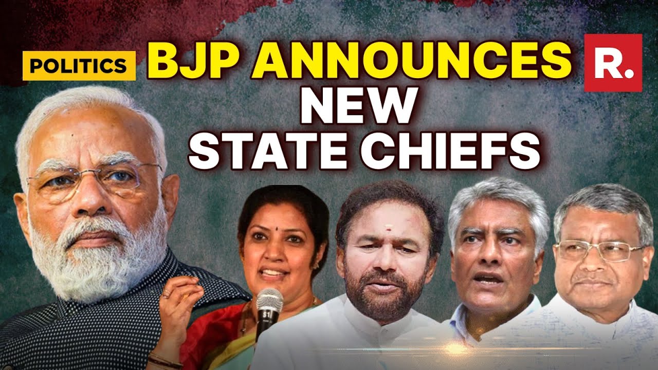 BJP Appoints 4 New State Chiefs Ahead Of 2024 Lok Sabha Polls