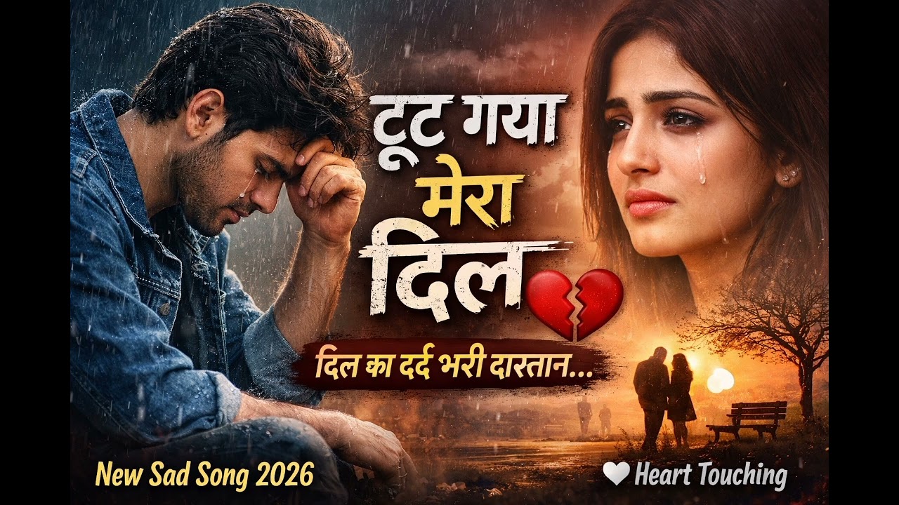 टूट गया मेरा दिल 💔 | New Emotional Sad Song 2026 | Heart Touching Hindi Sad Song | Very Sad Song