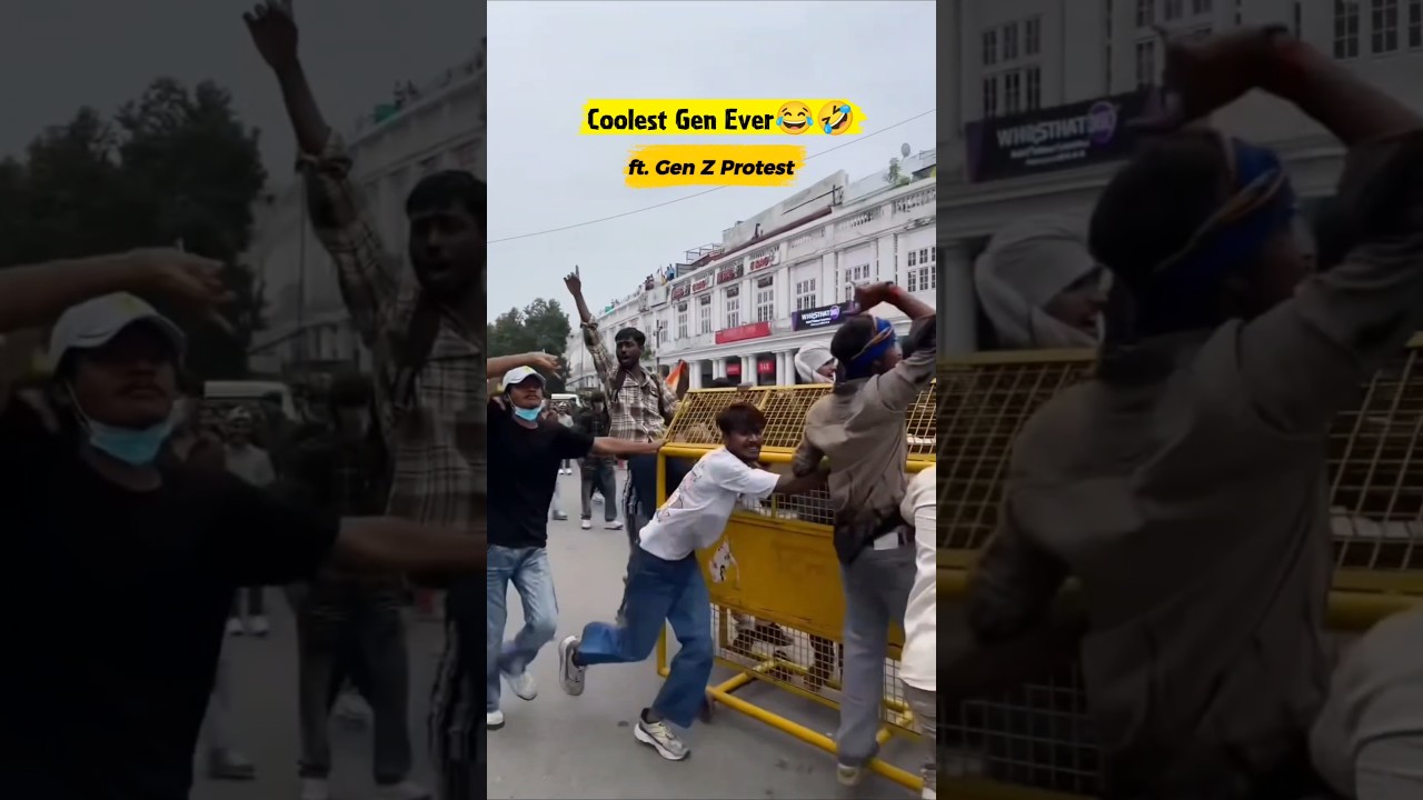 Gen Z Protest Funny Moments 😂☝️ | CJP Protest Funny Moments | Memes | Jantar Mantar