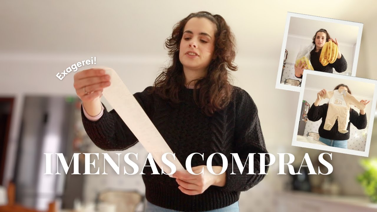 compras de supermercado, presentes para bebés e trabalho - um dia comigo