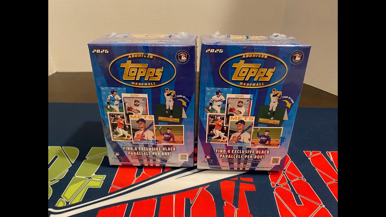 Первый взгляд!! Наборы Topps Archives Baseball Blaster Box 2025 года!! Оценим формат розничной пр...