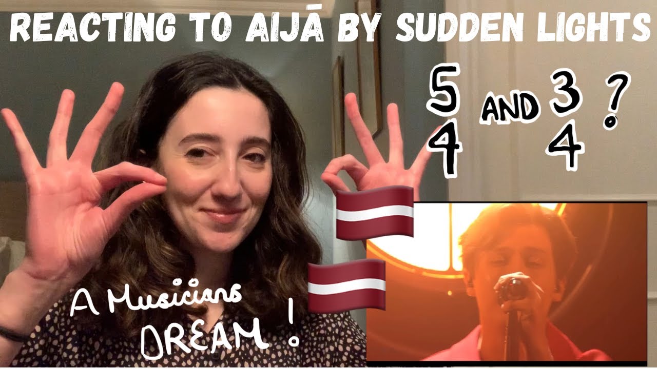 LATVIA EUROVISION 2023 - REACTING TO ‘AIJĀ’ BY SUDDEN LIGHTS (FIRST LISTEN…WOWEEE)