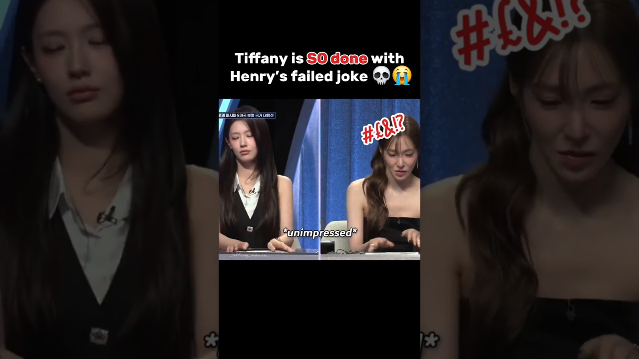 Tiffany reaction was so HONEST 😭 but the way she still supports the joke made it more funny😭 