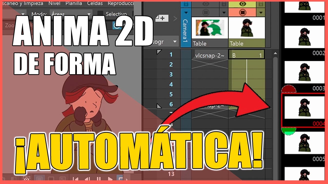 🚀 Cómo hacer Animaciones 2D AUTOMÁTICAS con Opentoonz