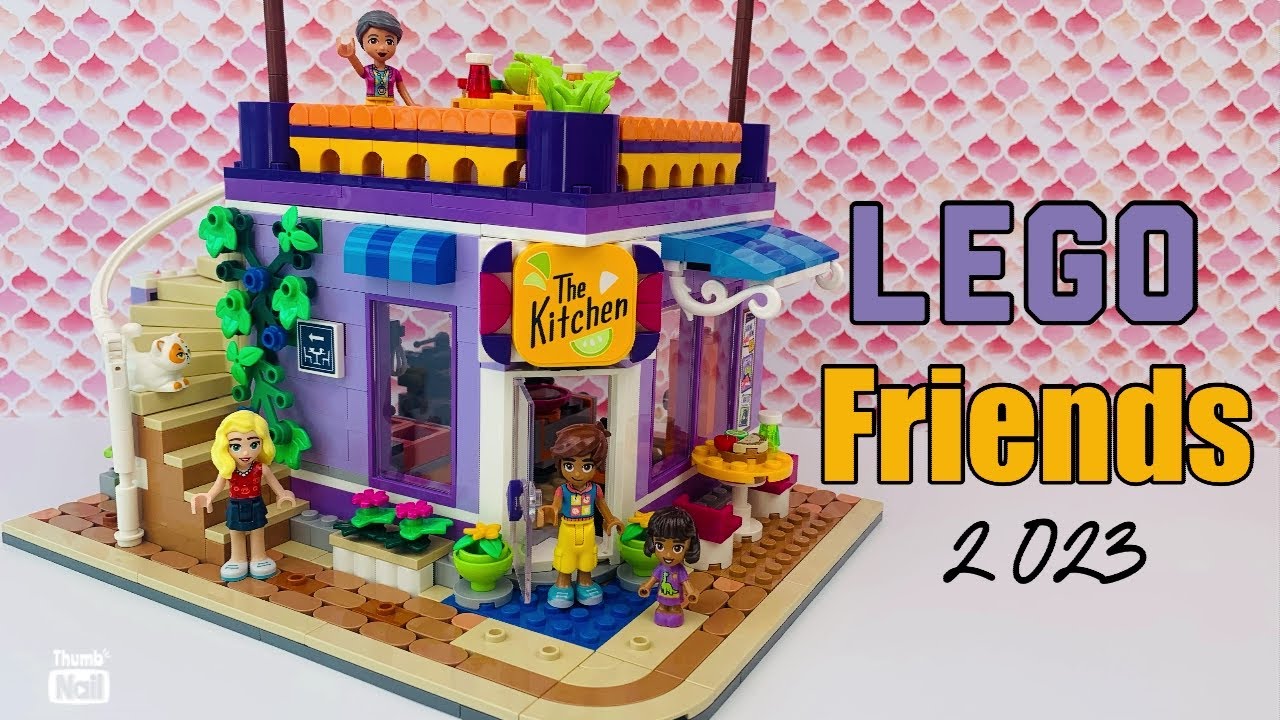 LEGO Friends - Gemeinschaftsküche - Community Kitchen - 41747 - Unboxing - Stop Motion