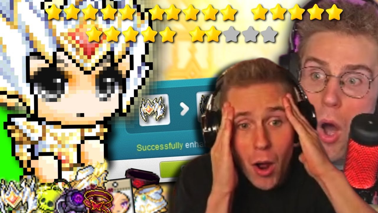 Maplestory Starforce Experience... Streamer VS Viewer