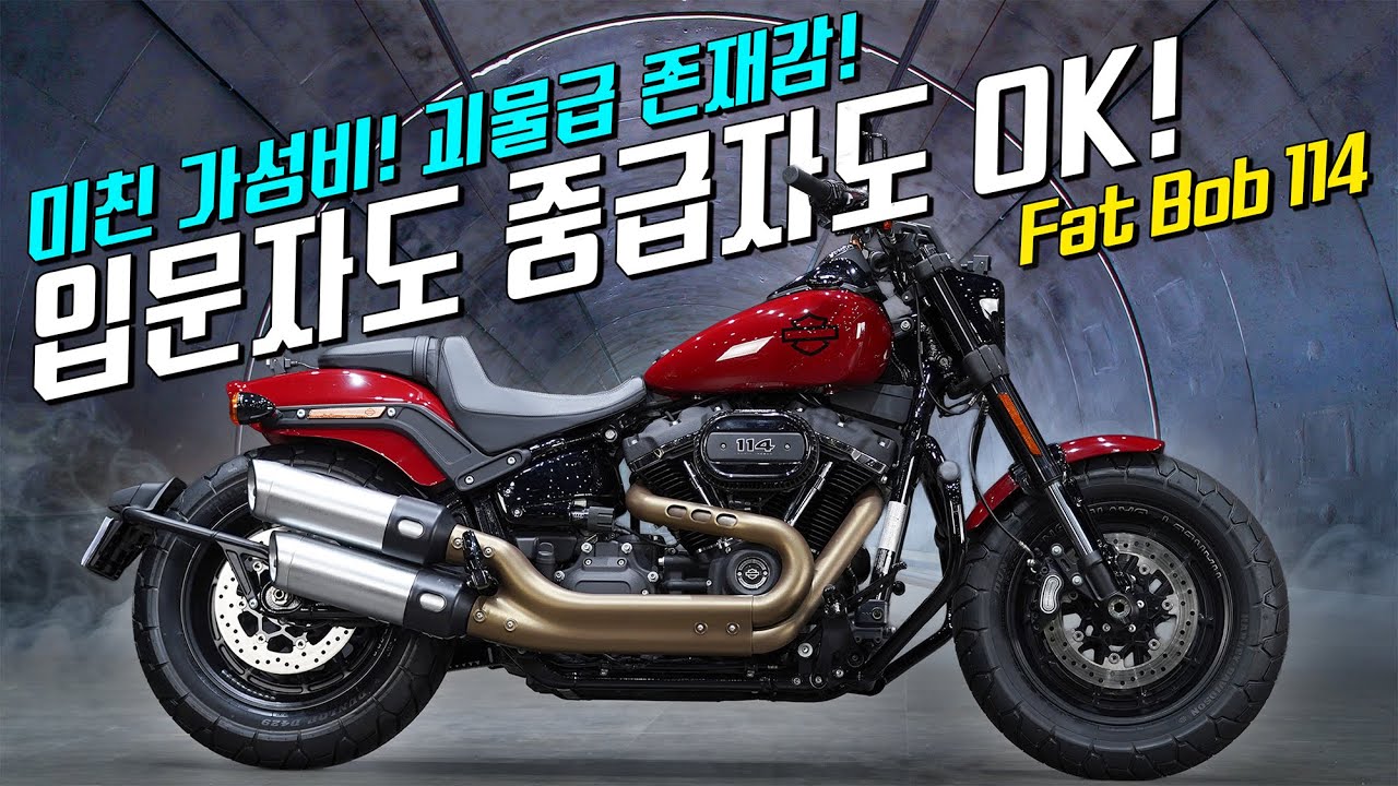 (판매완료) 엄청난 파워를 가진 괴물 바이크 / 할리데이비슨 팻밥114  /2021년식