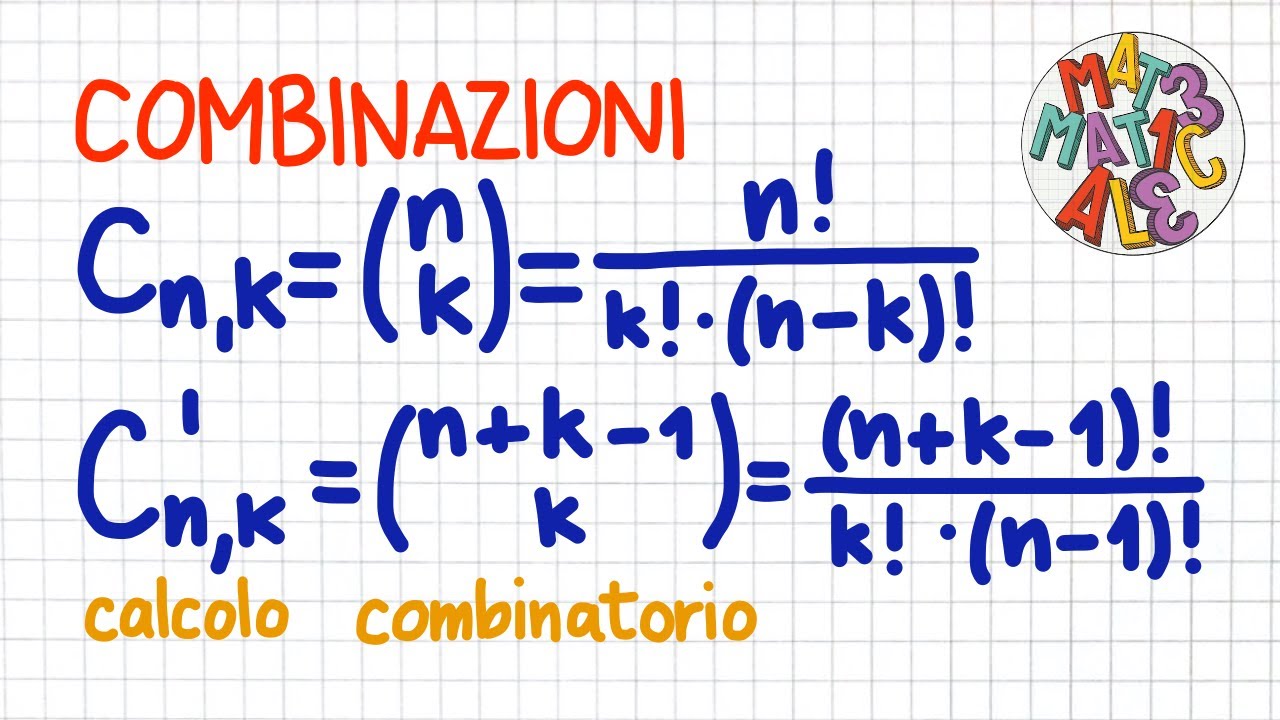 COMBINAZIONI (calcolo combinatorio) _ CC05