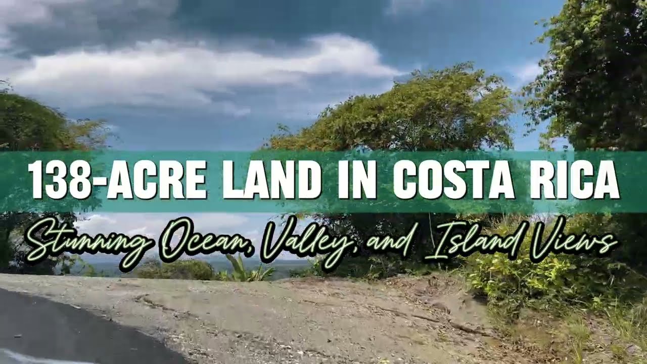 138-Acre Ocean View Land FOR SALE | Costa Rica Farm Tour!