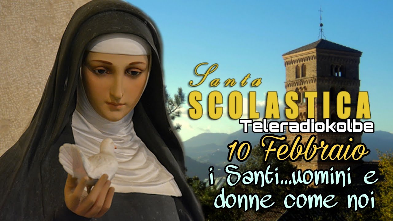 Santa Scolastica. 10 Febbraio. i Santi...uomini e donne come noi. Teleradiokolbe 
