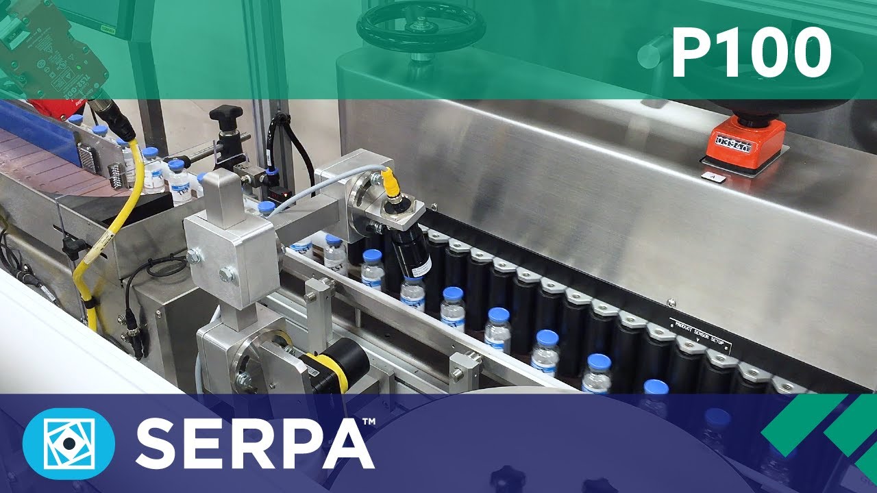 P100 Horizontal Cartoner running vials - Serpa Packaging Solutions