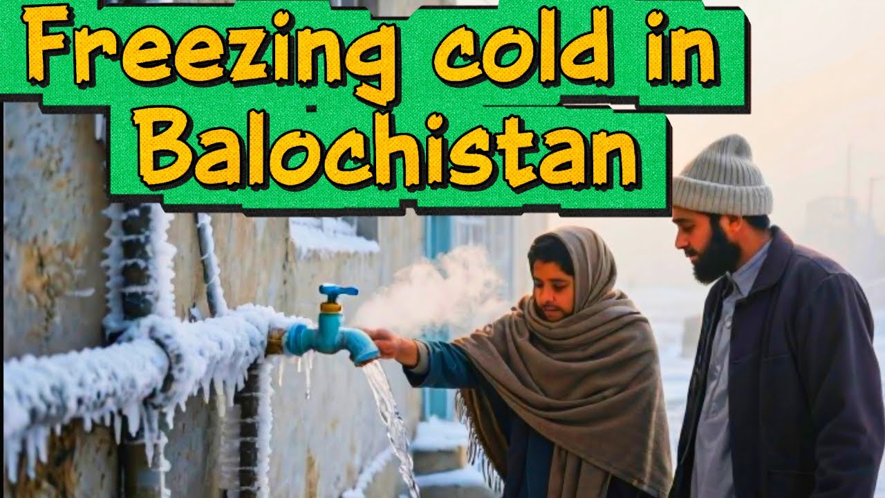Water Freezes in Quetta and Qalat | Roads, Water & Daily Life Frozen in Balochistan