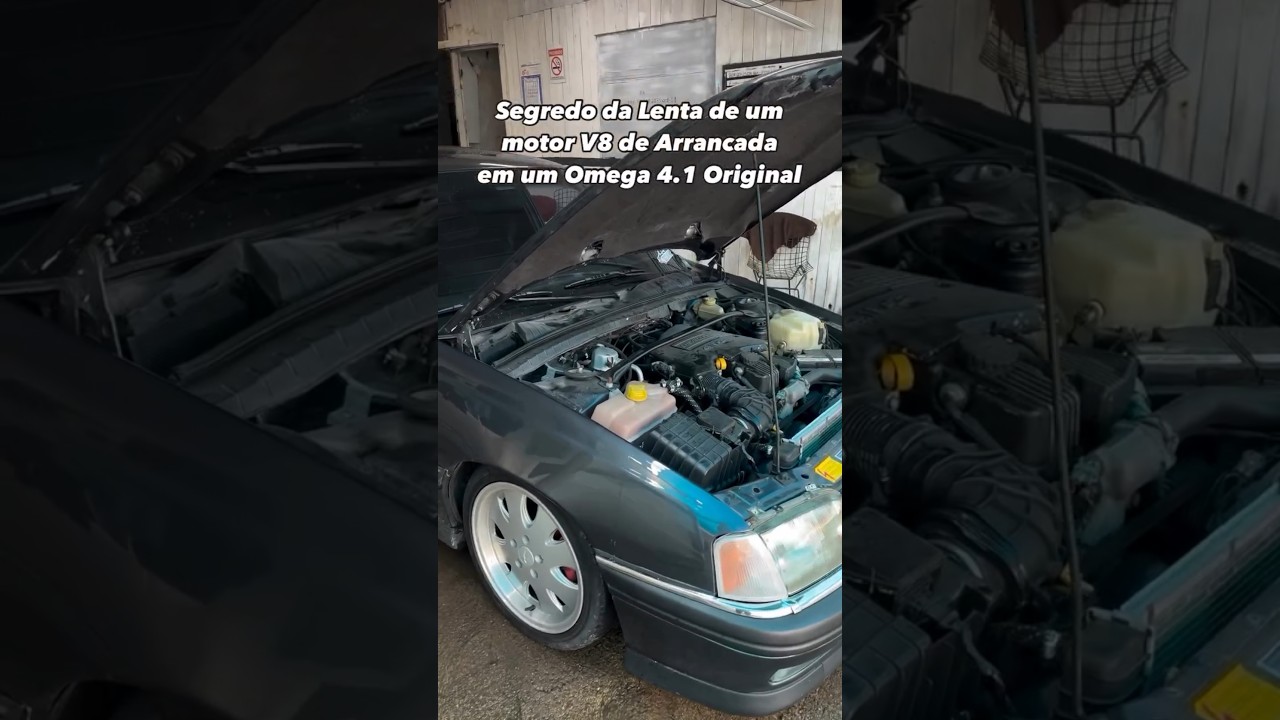 Como ter o som de V8 no motor 4.1 do Omega 😄 by @familia_4.100