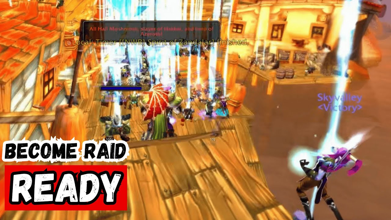How To Get Every World Buff Before the Raid Fast!