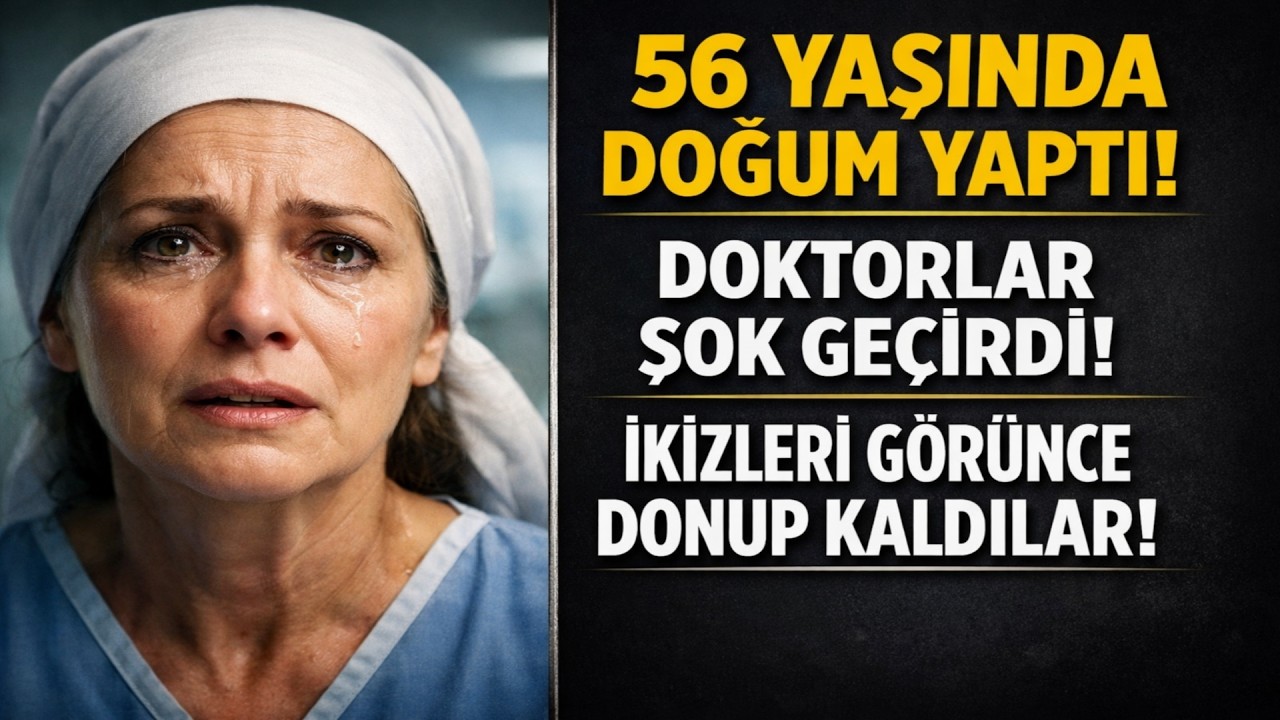 56 Yaşında Doğum Yapan Kadın Doktorları ŞOK ETTİ! Bebekleri Görünce Dilleri Tutuldu...
