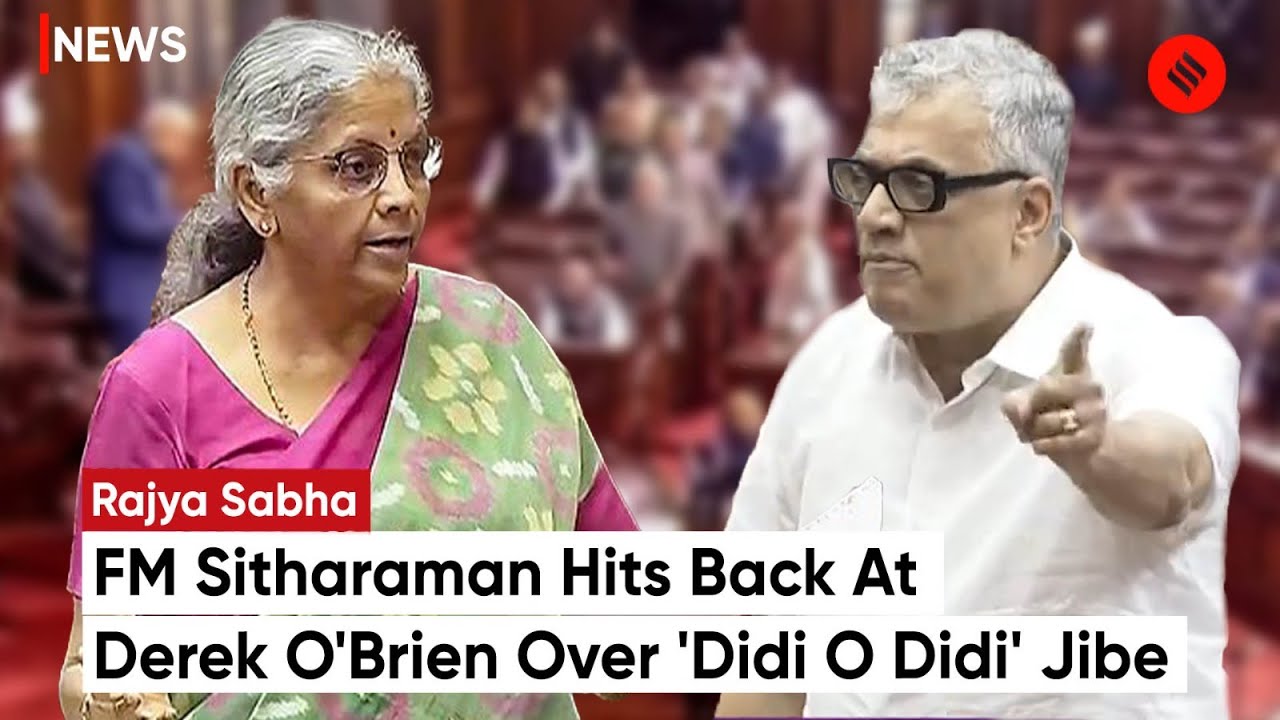 Nirmala Sitharaman Responds To Derek O'Brien's 'Jibe At PM Modi's 'Didi O Didi' Remark