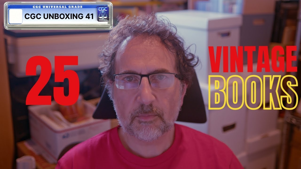 CGC Unboxing #41 - Vintage books! Mostly low grade but some great stuff here!