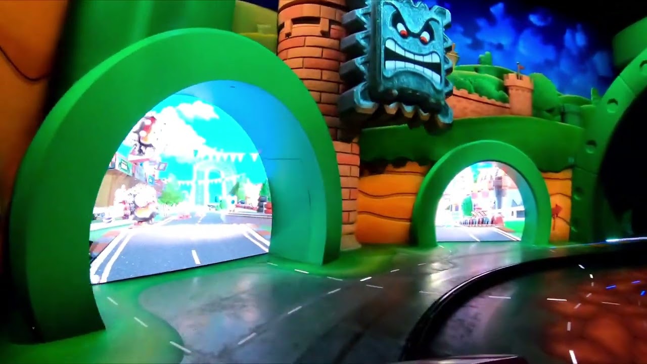Super Nintendo World | Mario Kart Bowser's Challenge ONRIDE | Universal Studios Hollywood