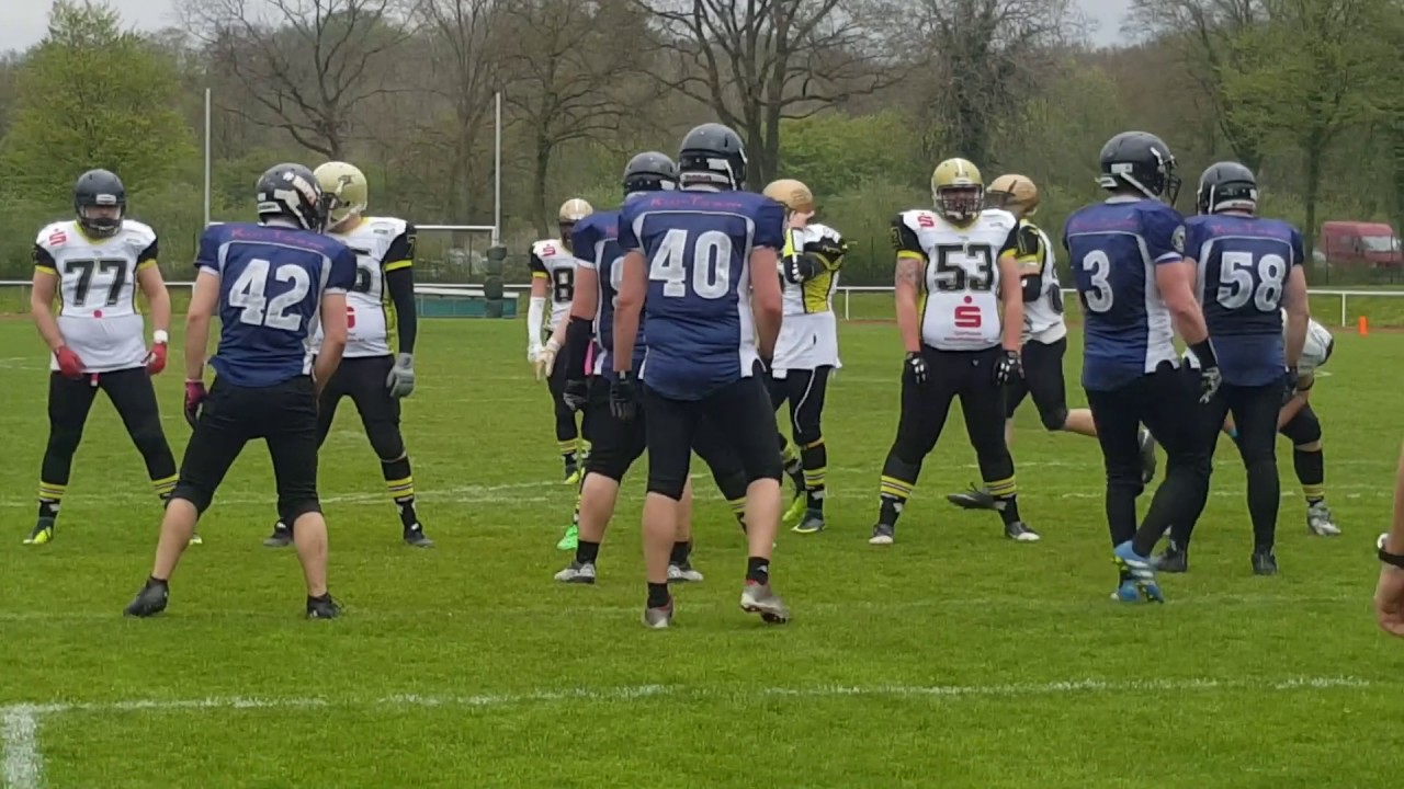 WOLVES FIRST PLAY AMERICAN FOOTBALL