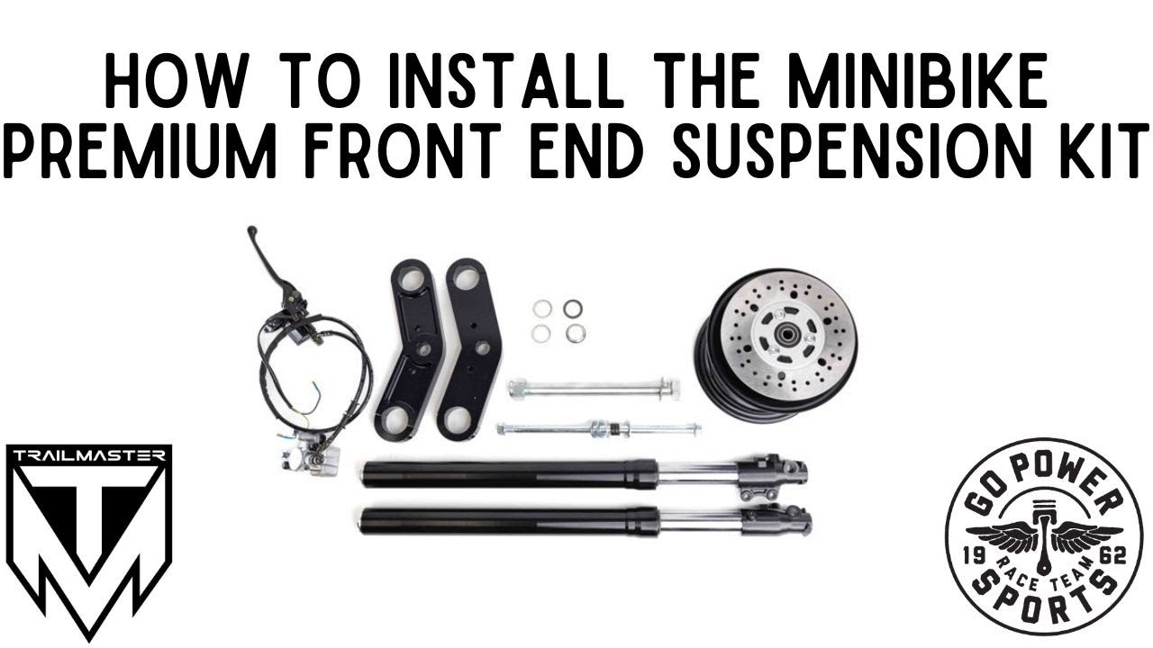 How We Install This Minibike Premium Front End Suspension Kit