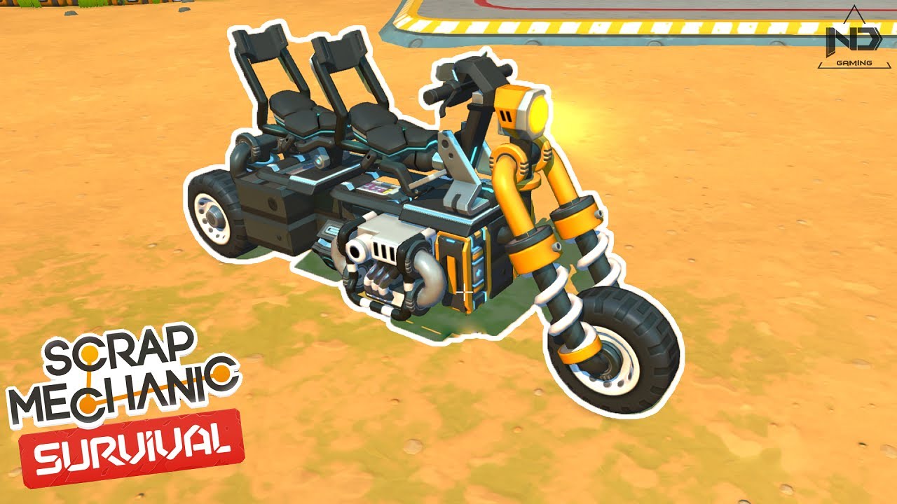 Scrap Mechanic Survival #14 - Chiếc Xe Moto Đầu Tiên Mình Thử Chế Tạo