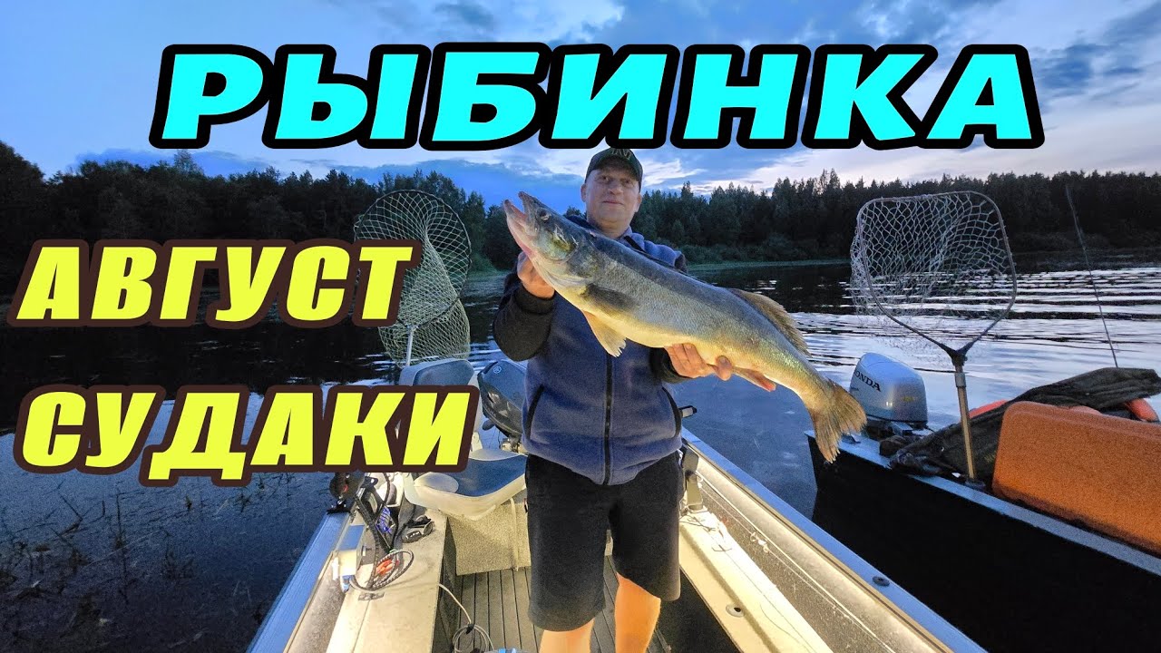  Непростая Рыбалка на Рыбинском Водохранилище в Августе на Судака! В Прозорово кэмпинг Три Берега