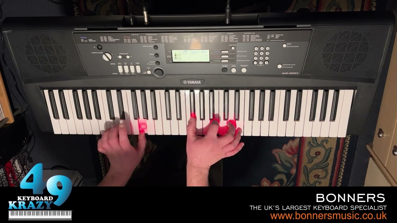 Yamaha EZ-220 Keyboard - 392 Voices Part 1/3