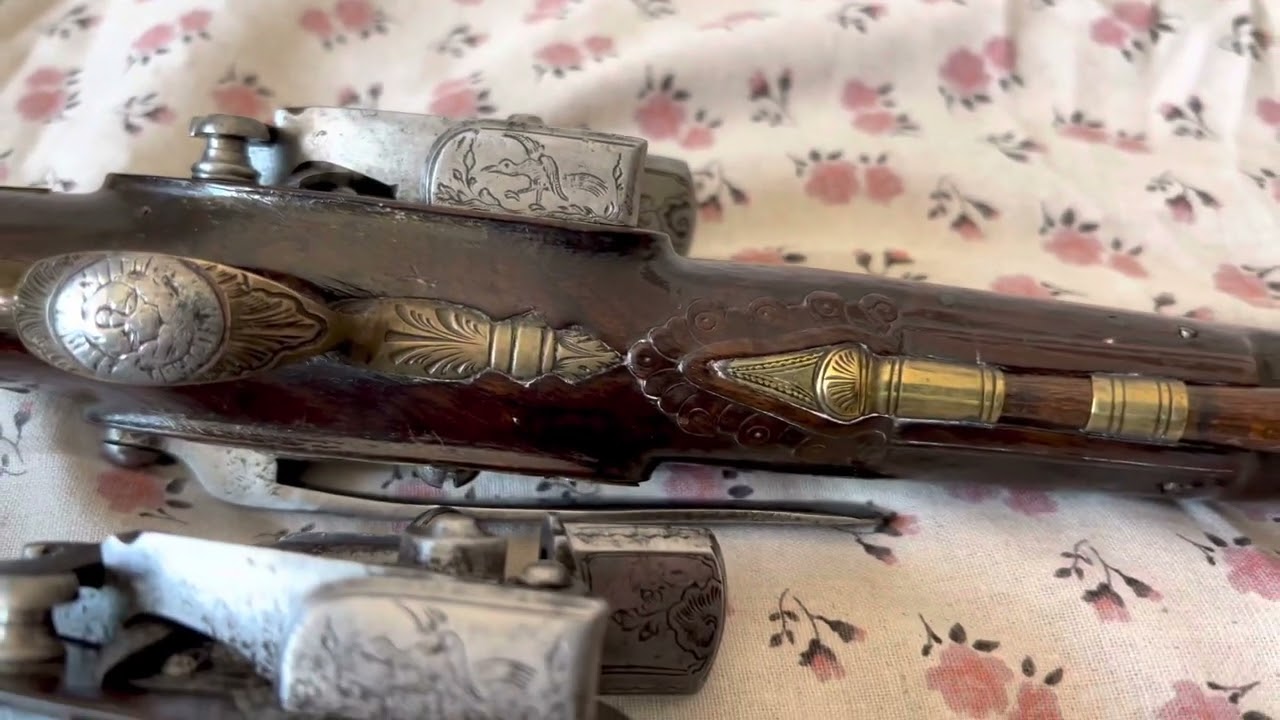 A pair of Miquelet Spanish pistols…c.1780