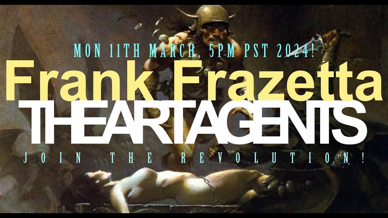 The Art Agents: Pod#5 The Amazing Frank Frazetta! Subscribe and join the revolution!
