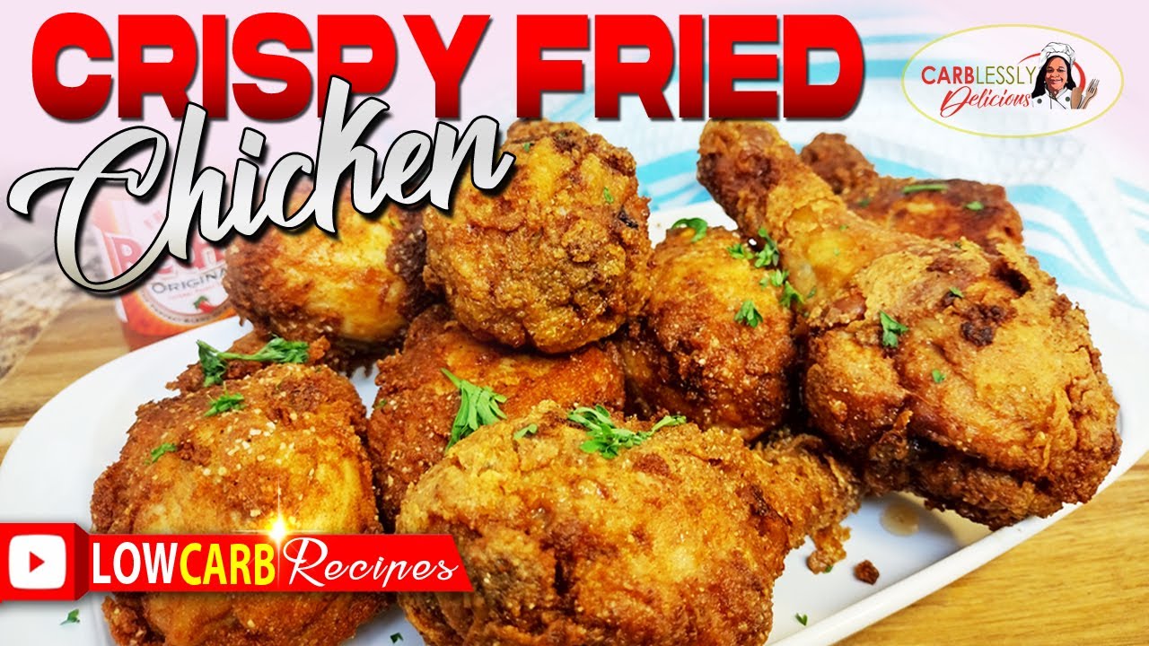 Keto Fried Chicken using Whey Protein Powder to replace flour ❤️