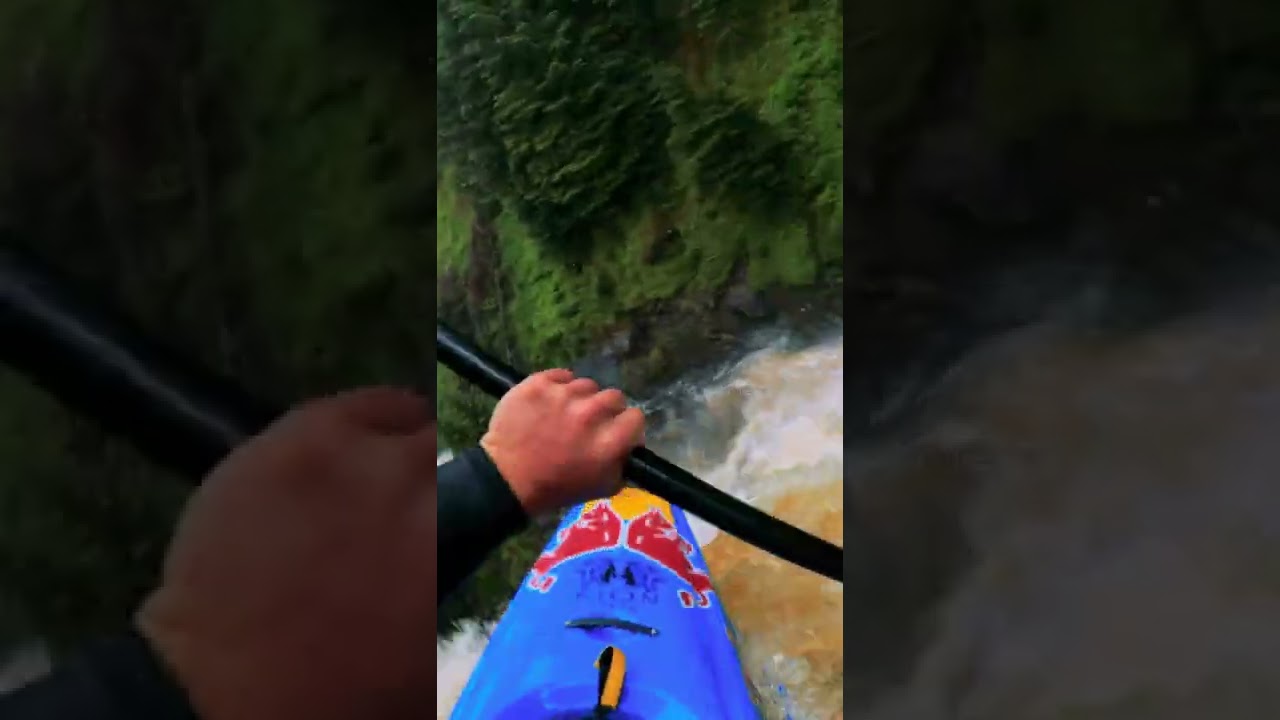 this waterfall only goes after heavy rain #shorts