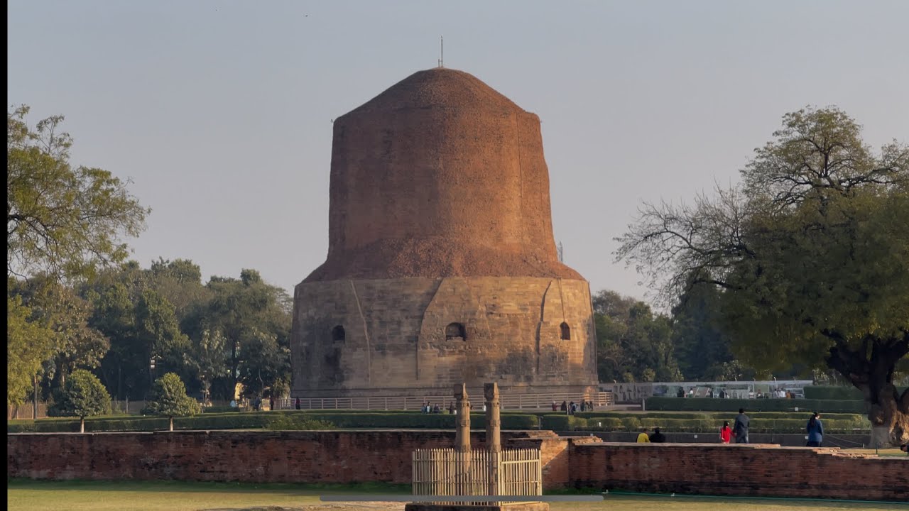 Dhamekh Stupa / A spot where Buddha preached his first sermon / Sarnath 
