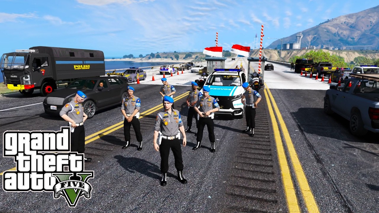 Razia Besar Besaran Mudik Lebaran 2026 Malah Kacau! || GTA 5 Mod Polisi Indonesia