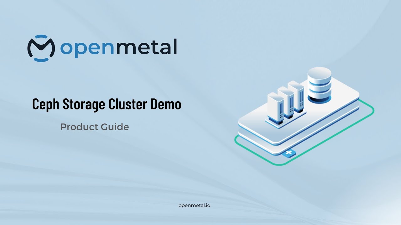 Ceph Storage Cluster Beginner's Guide and Demo