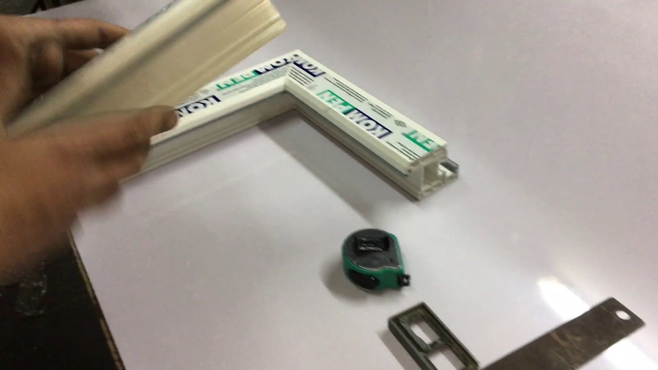 طريقه تفريز سؤاس upvc يدوي 👌🏻👌🏻👌🏻