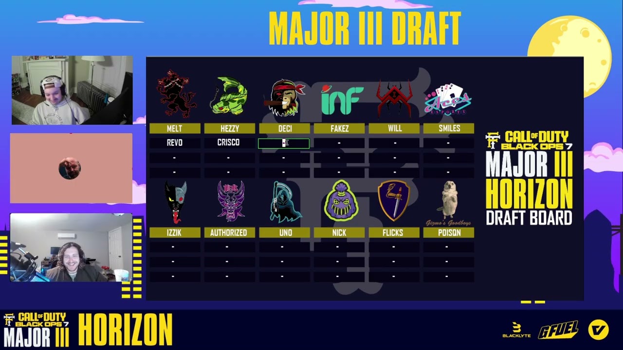 FT Cod League Major 3 Draft Night
