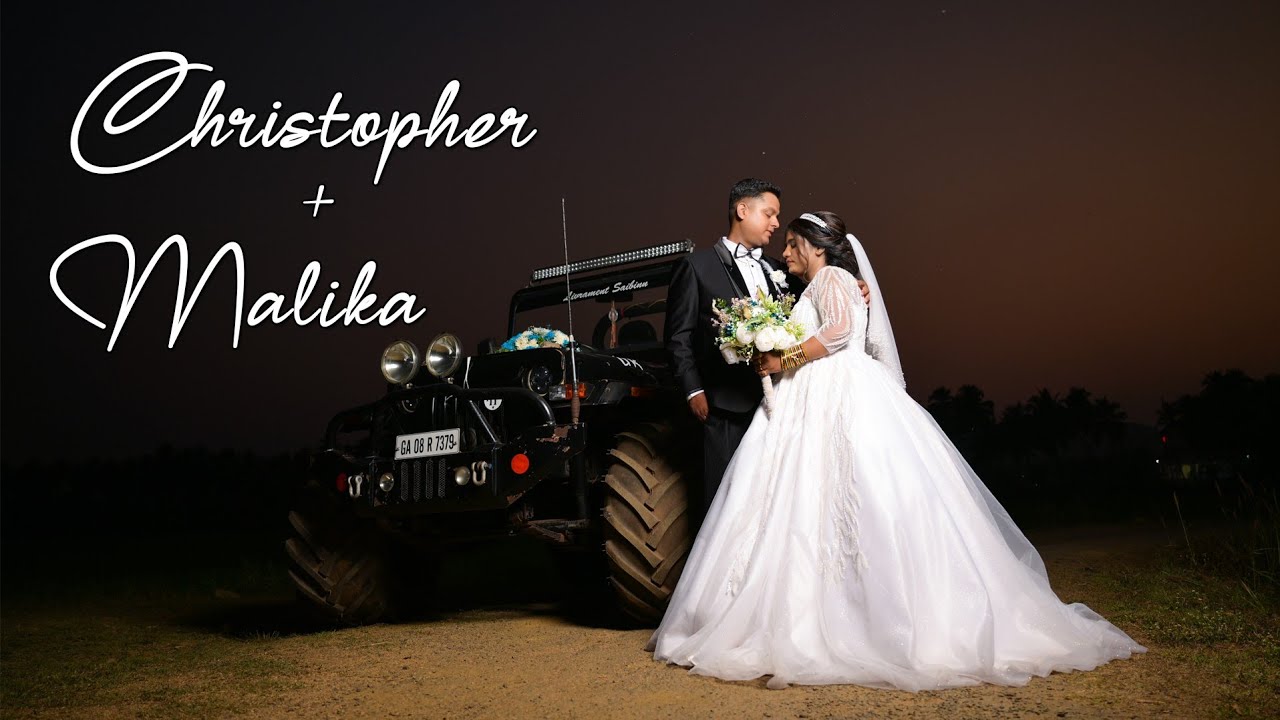 Свадебный кинематографический момент Кристофера и Малики от 10cc Photography, Гоа, Кенни и Клиффа