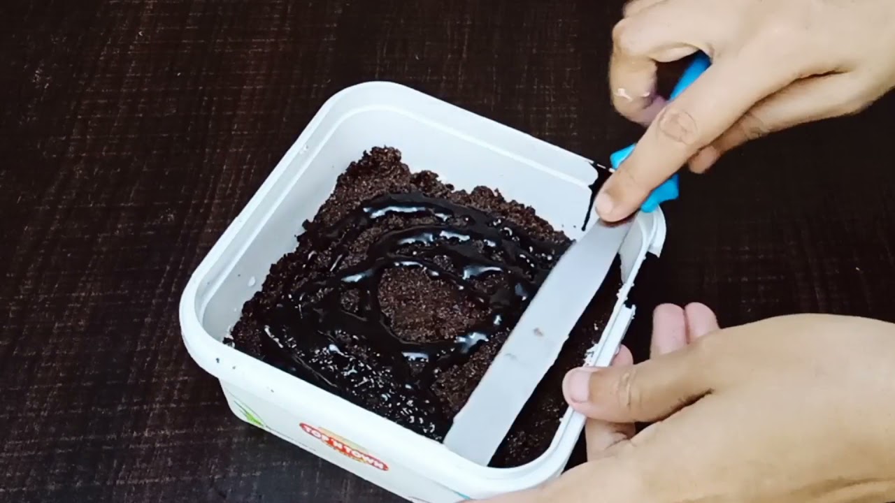 #chocolatemousecakeintub