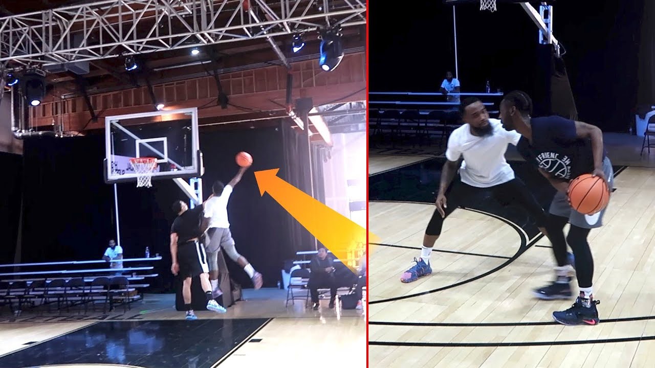 KING OF THE COURT vs. FamousLos32! FILAYYYY And BallIsLife! Intense Basketball Game!