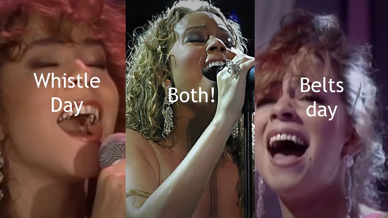 Mariah carey - Whistles day vs Belts day vs both!
